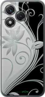 Силиконовый чехол Цветы на чёрно-белом фоне для Huawei Honor 400 Lite 5G - 840u-3993 изображение 