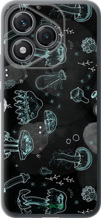 Силиконовый чехол Медузы для Huawei Honor 400 Lite 5G - 906u-3993 изображение 