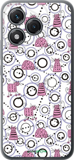 Силиконовый чехол Смешные коты для Huawei Honor 400 Lite 5G - 907u-3993 изображение 