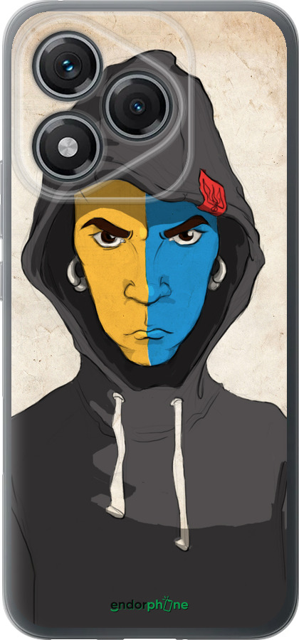 Силиконовый чехол Злой подросток для Huawei Honor 400 Lite 5G - 1053u-3993 изображение 