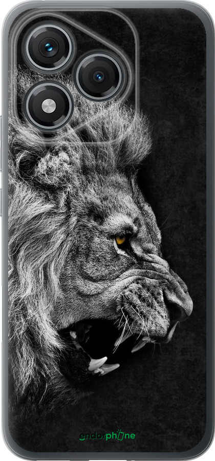 Силиконовый чехол Лев для Huawei Honor 400 Lite 5G - 1080u-3993 изображение 