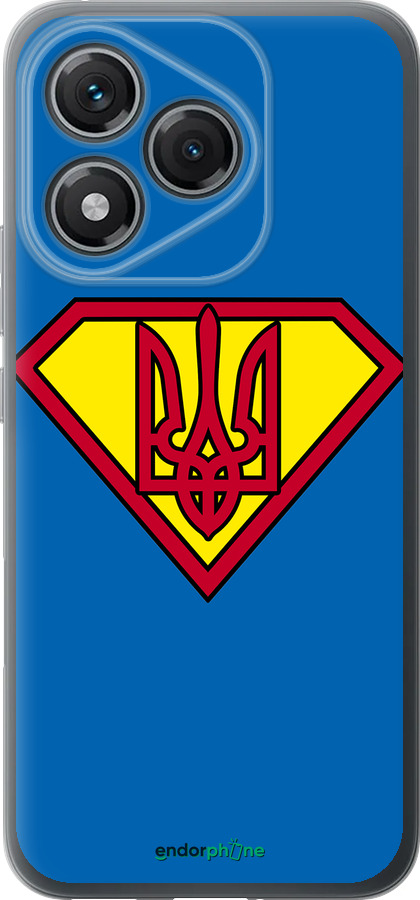 Силиконовый чехол Супер Тризуб для Huawei Honor 400 Lite 5G - 1164u-3993 изображение 