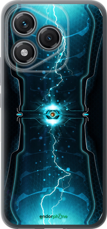 Силиконовый чехол Молнии в цилиндре для Huawei Honor 400 Lite 5G - 120u-3993 изображение 