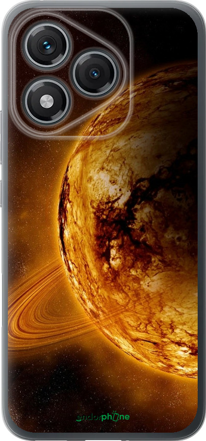 Силиконовый чехол Жёлтый Сатурн для Huawei Honor 400 Lite 5G - 170u-3993 изображение 