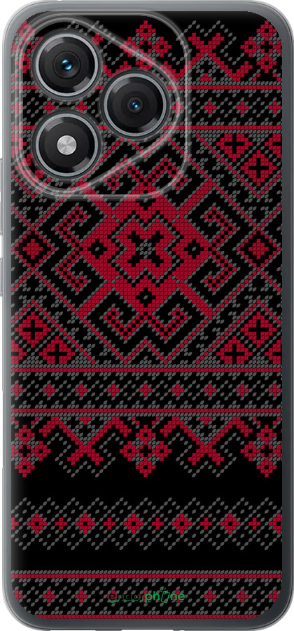 Силіконовий чехол Вишиванка 52 для Huawei Honor 400 Lite 5G - 1763u-3993 изображение 