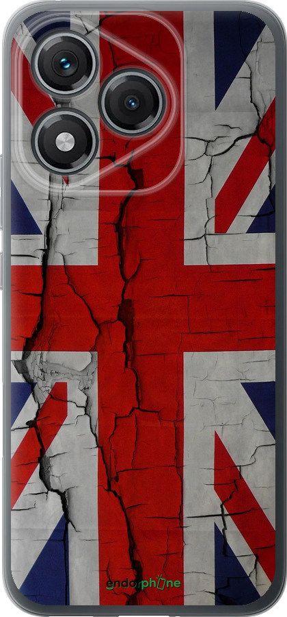 Силиконовый чехол Флаг Великобритании 2 для Huawei Honor 400 Lite 5G - 387u-3993 изображение 