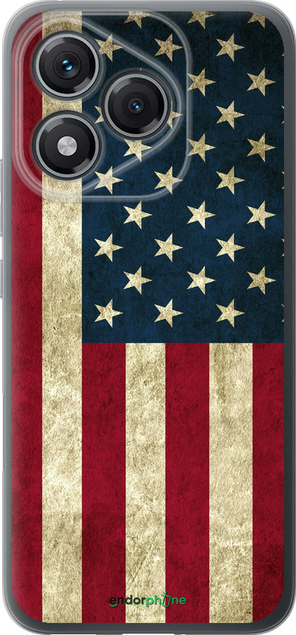 Силіконовий чехол Прапор США для Huawei Honor 400 Lite 5G - 395u-3993 изображение 