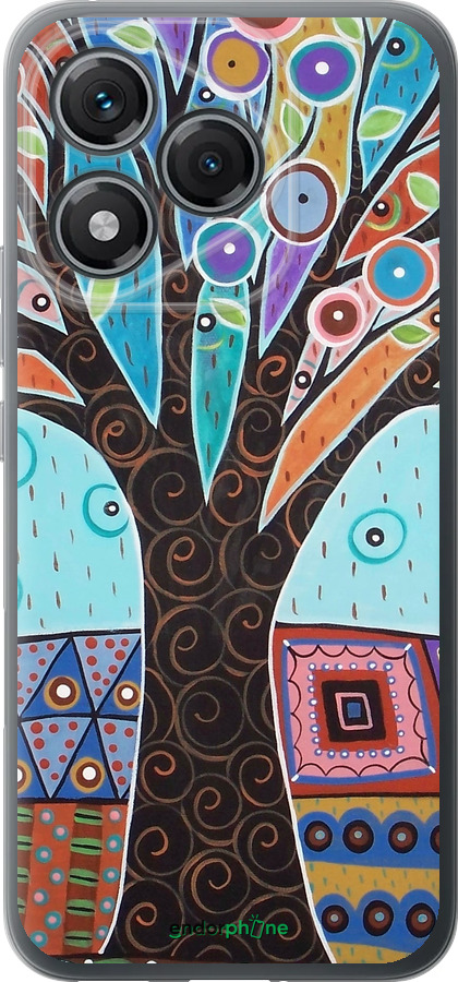 Силиконовый чехол Арт-дерево для Huawei Honor 400 Lite 5G - 4008u-3993 изображение 