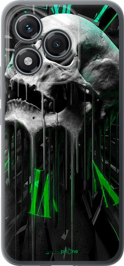 Силиконовый чехол Череп-часы для Huawei Honor 400 Lite 5G - 4100u-3993 изображение 