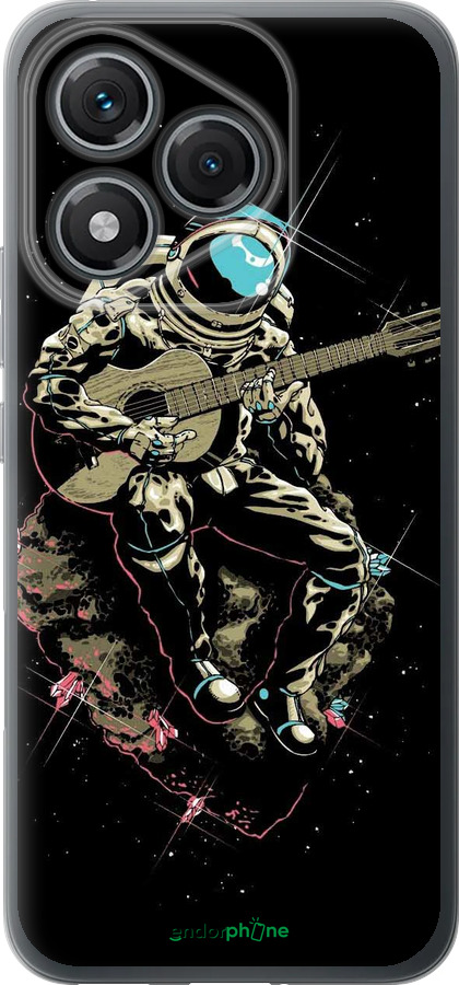 Силиконовый чехол Космонавт с гиратой для Huawei Honor 400 Lite 5G - 4138u-3993 изображение 