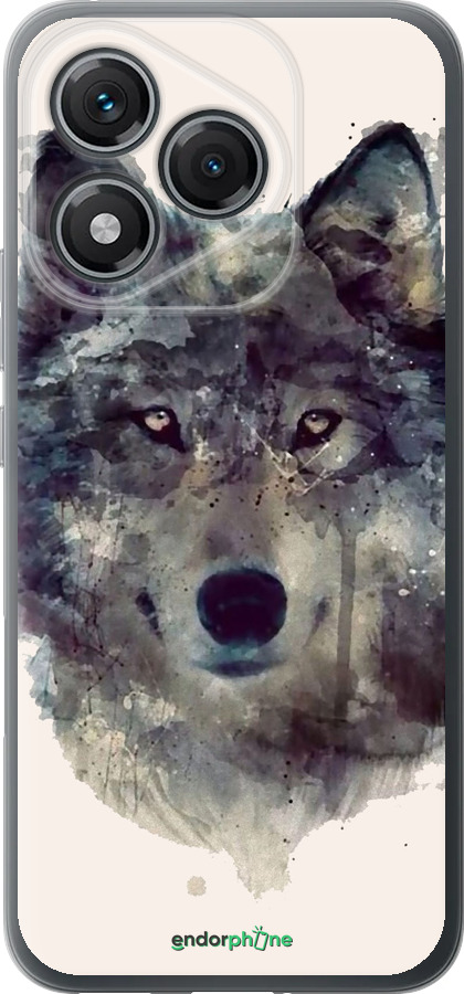 Силиконовый чехол Волк-арт для Huawei Honor 400 Lite 5G - 4163u-3993 изображение 