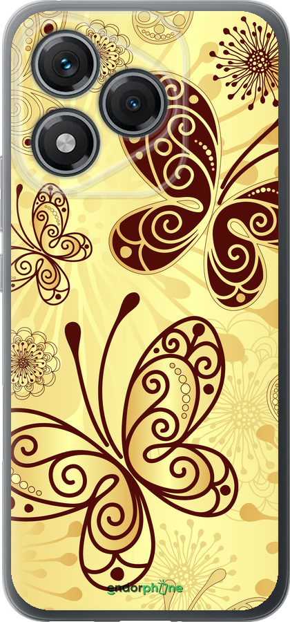 Силиконовый чехол Красивые бабочки для Huawei Honor 400 Lite 5G - 4170u-3993 изображение 