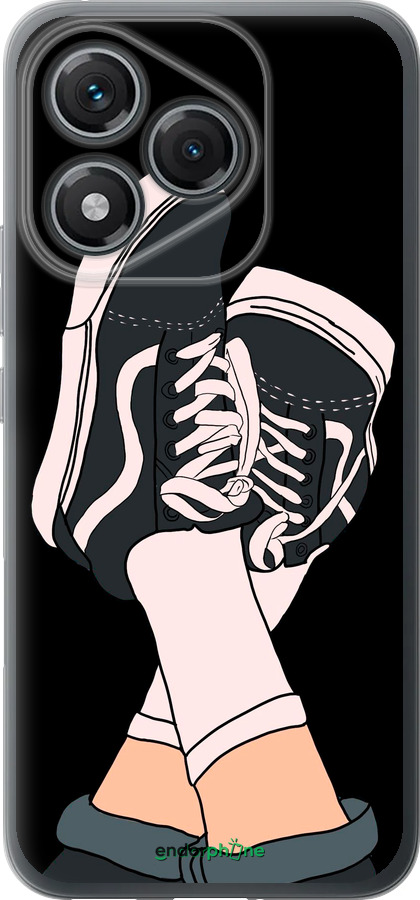 Силиконовый чехол Кеды для Huawei Honor 400 Lite 5G - 4265u-3993 изображение 