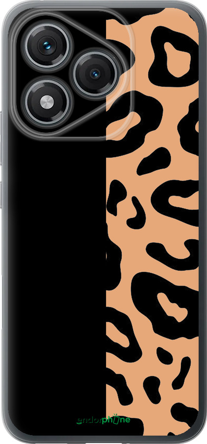 Силиконовый чехол Пятна леопарда для Huawei Honor 400 Lite 5G - 4269u-3993 изображение 