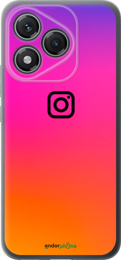 Силиконовый чехол Instagram для Huawei Honor 400 Lite 5G - 4273u-3993 изображение 