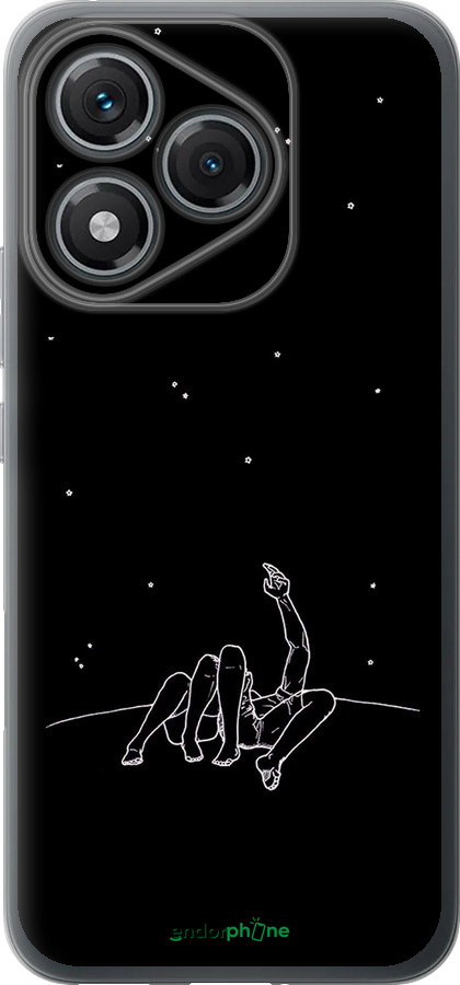 Силиконовый чехол Романтика для Huawei Honor 400 Lite 5G - 4306u-3993 изображение 