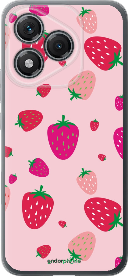 Силиконовый чехол Клубнички для Huawei Honor 400 Lite 5G - 4332u-3993 изображение 