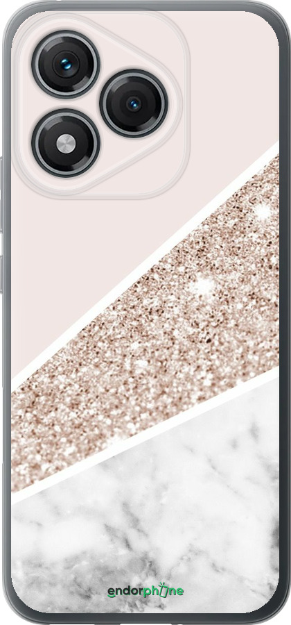 Силиконовый чехол Пастельный мрамор для Huawei Honor 400 Lite 5G - 4342u-3993 изображение 