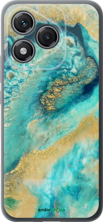 Силиконовый чехол Green marble для Huawei Honor 400 Lite 5G - 4365u-3993 изображение 