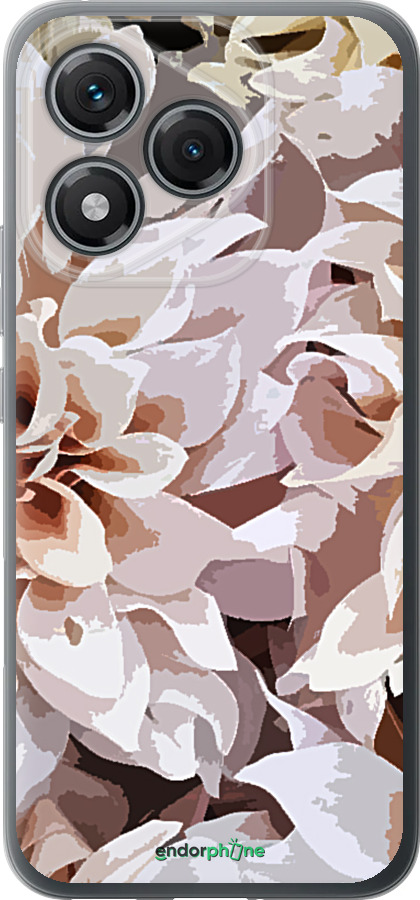 Силиконовый чехол пионы акварелью для Huawei Honor 400 Lite 5G - 4376u-3993 изображение 