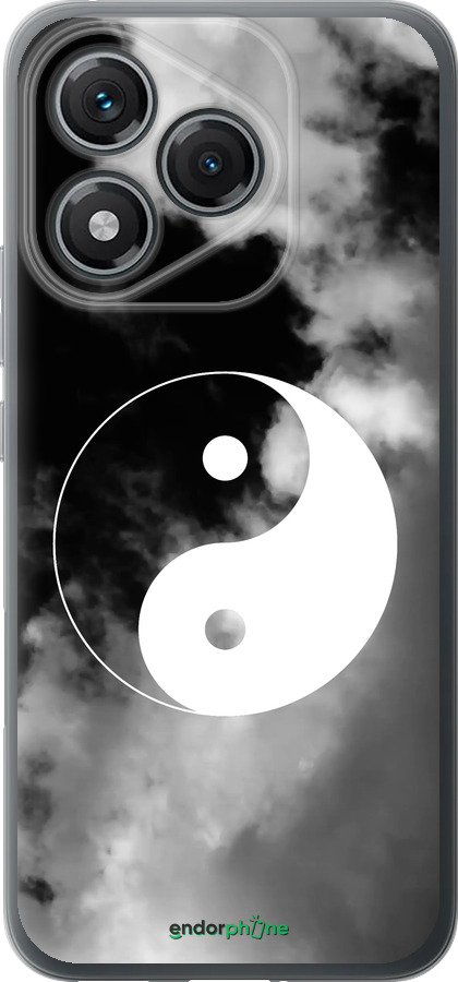 Силиконовый чехол Инь и Янь для Huawei Honor 400 Lite 5G - 4389u-3993 изображение 