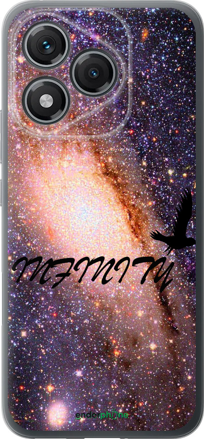 Силиконовый чехол Бесконечность для Huawei Honor 400 Lite 5G - 4390u-3993 изображение 