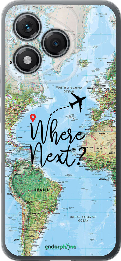 Силиконовый чехол Путешествие для Huawei Honor 400 Lite 5G - 4503u-3993 изображение 