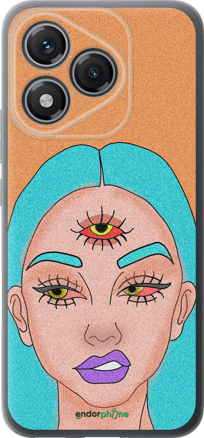 Силиконовый чехол Девушка рисунок для Huawei Honor 400 Lite 5G - 4576u-3993 изображение 