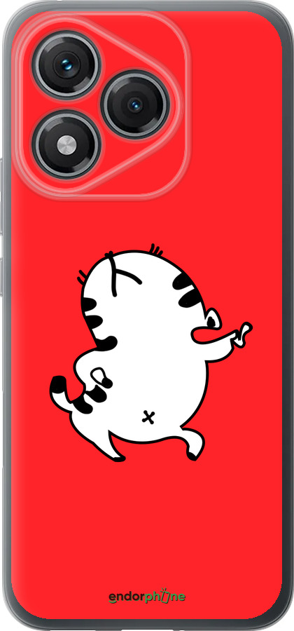 Силиконовый чехол Котик для Huawei Honor 400 Lite 5G - 4577u-3993 изображение 