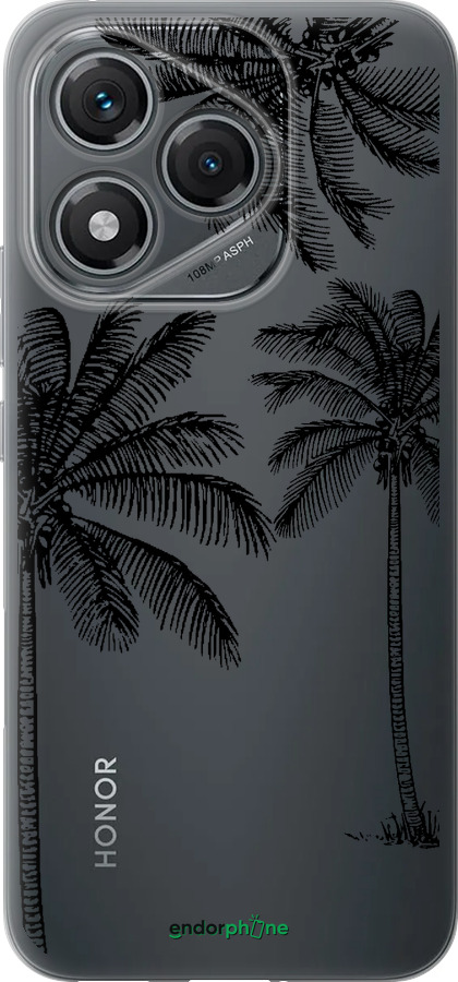 Силиконовый чехол Пальмы1 для Huawei Honor 400 Lite 5G - 4634u-3993 изображение 