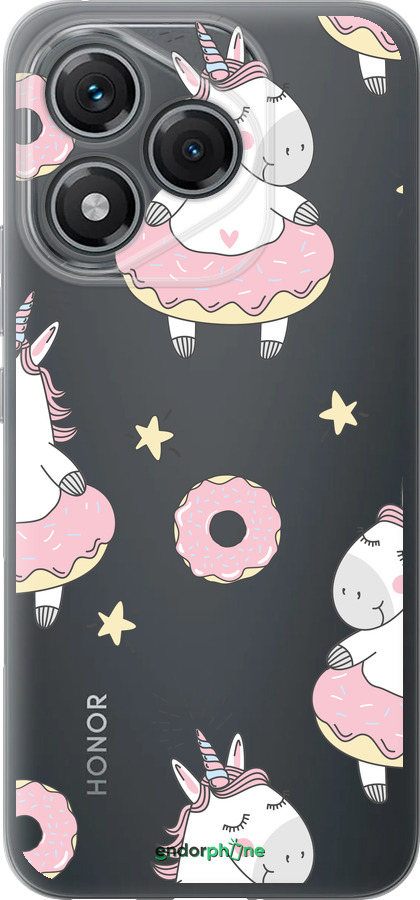 Силиконовый чехол Единорожки для Huawei Honor 400 Lite 5G - 4659u-3993 изображение 