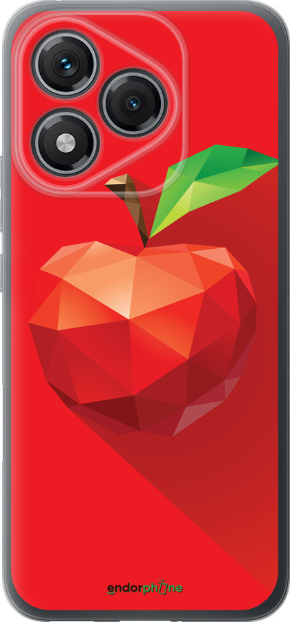 Силиконовый чехол Яблоко для Huawei Honor 400 Lite 5G - 4696u-3993 изображение 