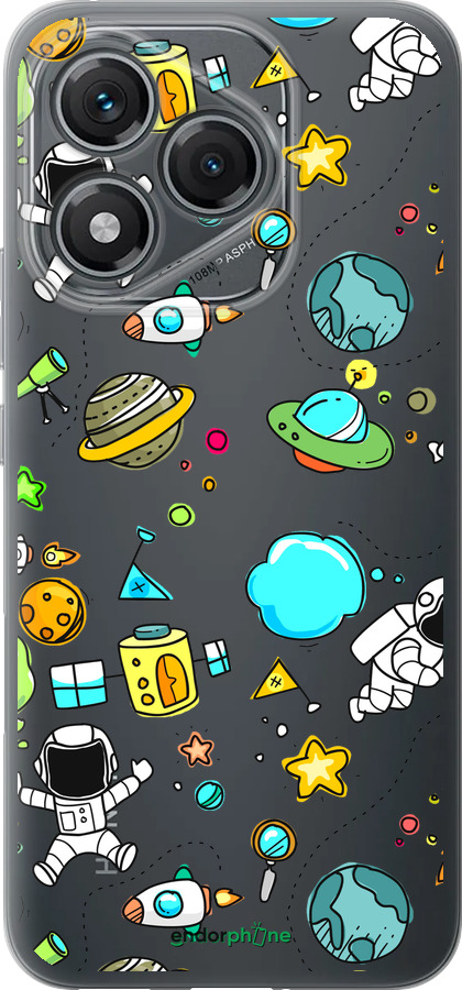 Силиконовый чехол Космос для Huawei Honor 400 Lite 5G - 4735u-3993 изображение 