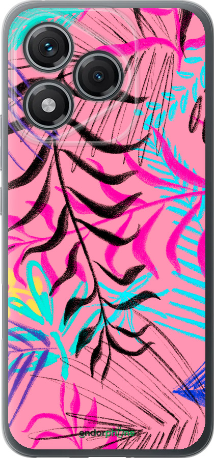 Силиконовый чехол Растительный узор 2 для Huawei Honor 400 Lite 5G - 4740u-3993 изображение 