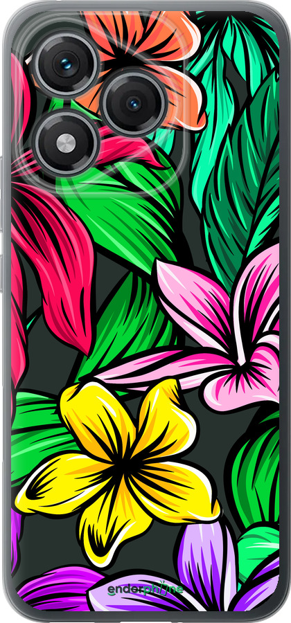 Силиконовый чехол Тропические цветы 1 для Huawei Honor 400 Lite 5G - 4753u-3993 изображение 