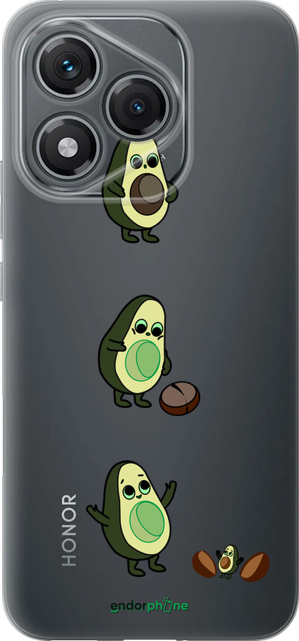 Силиконовый чехол Авокадо 1 для Huawei Honor 400 Lite 5G - 4857u-3993 изображение 