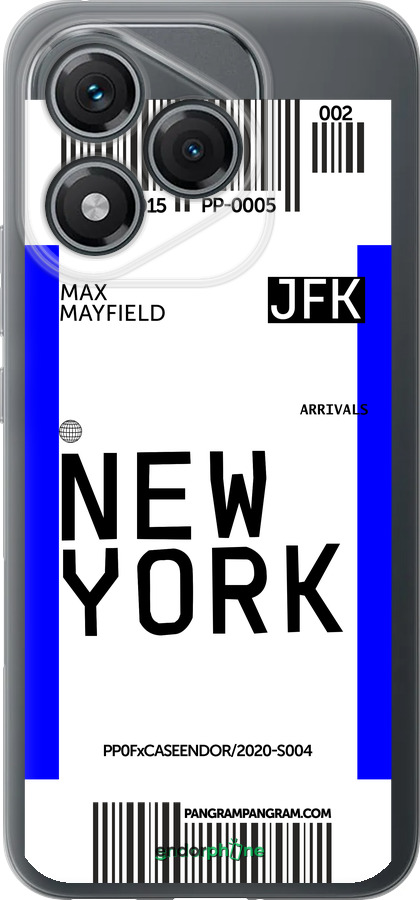 Силиконовый чехол New York для Huawei Honor 400 Lite 5G - 4861u-3993 изображение 