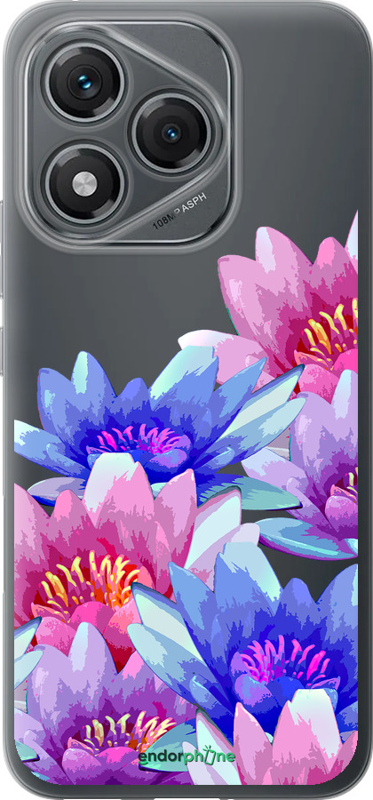 Силиконовый чехол Лотос для Huawei Honor 400 Lite 5G - 4862u-3993 изображение 