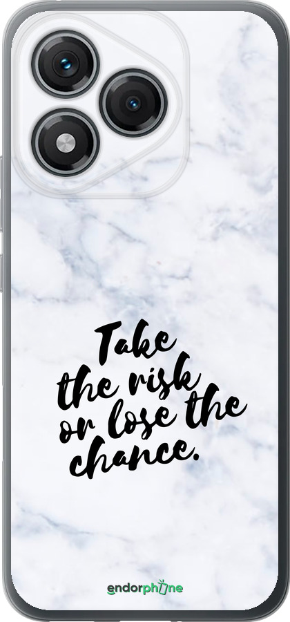 Силиконовый чехол Рискнуть или потерять шанс для Huawei Honor 400 Lite 5G - 4866u-3993 изображение 