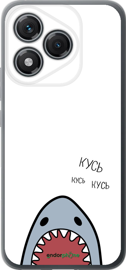 Силіконовий чехол Акула для Huawei Honor 400 Lite 5G - 4870u-3993 изображение 