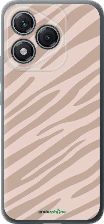 Силиконовый чехол Зебра беж для Huawei Honor 400 Lite 5G - 4875u-3993 изображение 