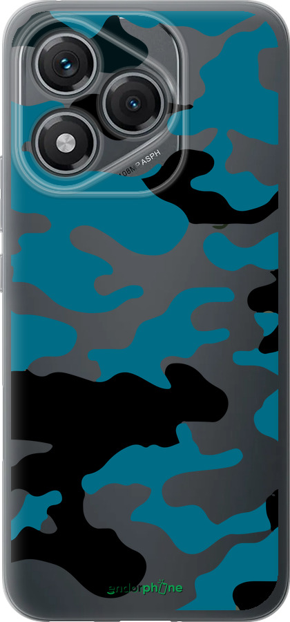 Силиконовый чехол Камуфляж прозрачный фон для Huawei Honor 400 Lite 5G - 4877u-3993 изображение 