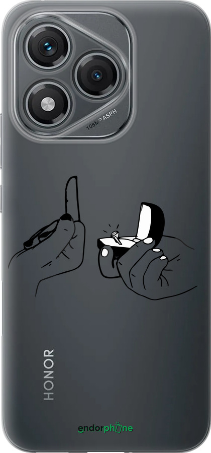 Силиконовый чехол Предложение для Huawei Honor 400 Lite 5G - 4898u-3993 изображение 