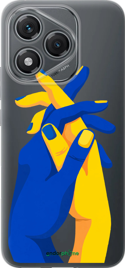 Силиконовый чехол Stand With Ukraine для Huawei Honor 400 Lite 5G - 5255u-3993 изображение 