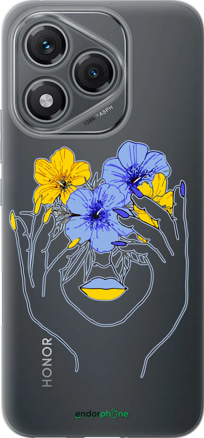 Силиконовый чехол Девушка v4 для Huawei Honor 400 Lite 5G - 5276u-3993 изображение 