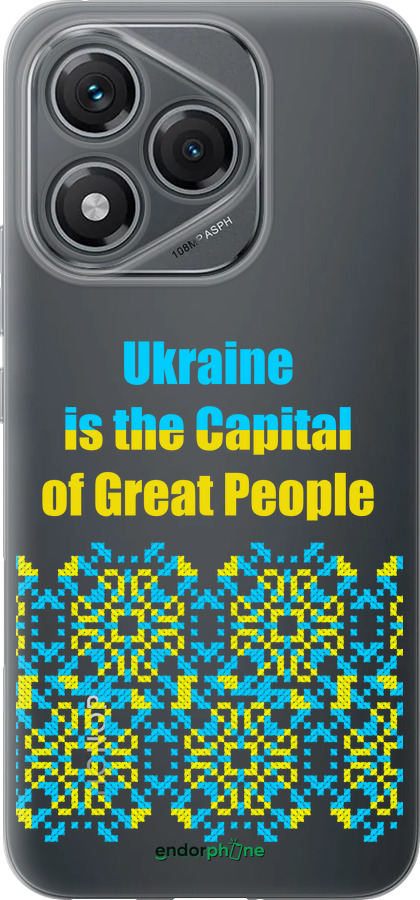 Силиконовый чехол Ukraine для Huawei Honor 400 Lite 5G - 5283u-3993 изображение 