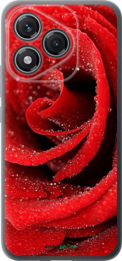 Силиконовый чехол Красная роза для Huawei Honor 400 Lite 5G - 529u-3993 изображение 