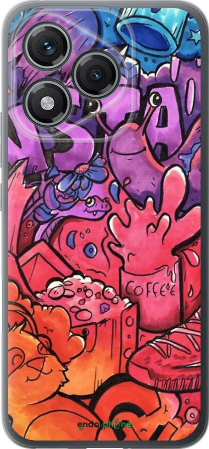 Силиконовый чехол № 5391 для Huawei Honor 400 Lite 5G - 5391u-3993 изображение 