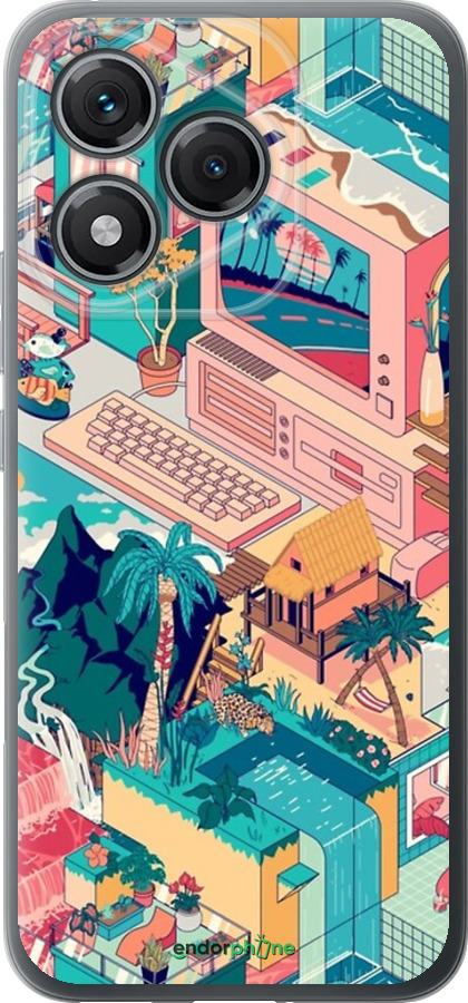 Силиконовый чехол № 5393 для Huawei Honor 400 Lite 5G - 5393u-3993 изображение 