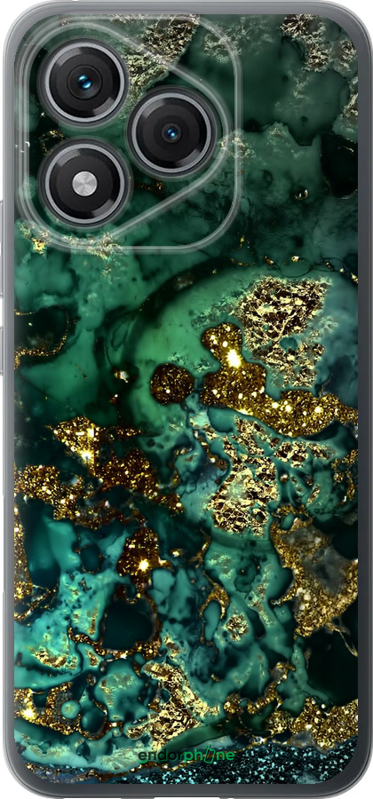 Силіконовий чехол Мармур золото багатство для Huawei Honor 400 Lite 5G - 5419u-3993 изображение 